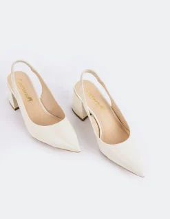 Slingbacks-L'INTERVALLE Dalida Off White Naplack