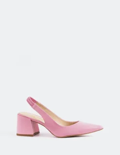 Slingbacks-L'INTERVALLE Dalida Pink Leather