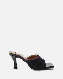 Mules-L'INTERVALLE Damiana Black Nylon