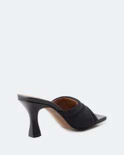 Mules-L'INTERVALLE Damiana Black Nylon