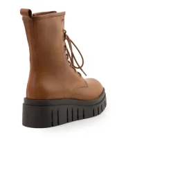 Lace-up|Ankle Boots-L'INTERVALLE Davao Tan Leather