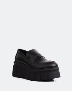 Loafers-L'INTERVALLE Dawson Black Leather
