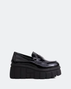Loafers-L'INTERVALLE Dawson Black Naplack