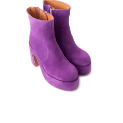 Platform|Ankle Boots-L'INTERVALLE Daze Lavender Suede