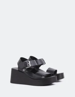 Wedges|Platform-L'INTERVALLE Dear Black Leather