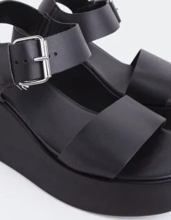Wedges|Platform-L'INTERVALLE Dear Black Leather