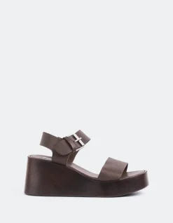 Wedges|Platform-L'INTERVALLE Dear Brown Leather