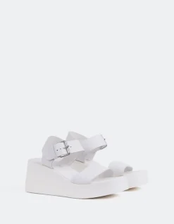 Wedges|Platform-L'INTERVALLE Dear White Leather