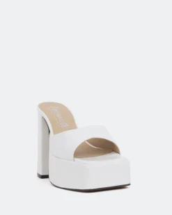 Platform-L'INTERVALLE Denila White Naplack/Naplack Blanc