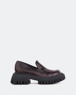 Loafers-L'INTERVALLE Derulo Brown Leather