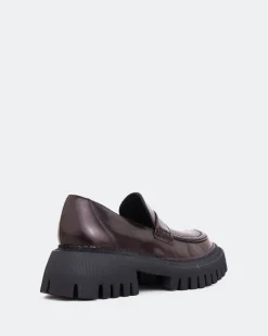 Loafers-L'INTERVALLE Derulo Brown Leather