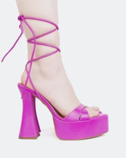 Platform|Strappy-L'INTERVALLE Desert Purple Leather