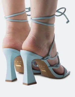 Strappy|High Heels-L'INTERVALLE Diaplo Blue Leather