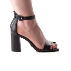 High Heels-L'INTERVALLE Dolcetto Black Leather