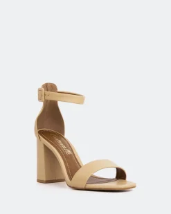 High Heels-L'INTERVALLE Dolcetto Camel Leather
