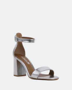 High Heels-L'INTERVALLE Dolcetto Silver Metal
