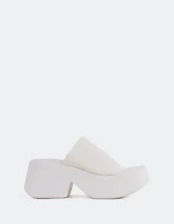Platform-L'INTERVALLE Douce White Lycra