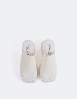 Platform-L'INTERVALLE Douce White Lycra