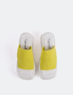 Platform-L'INTERVALLE Douce Yellow Lycra
