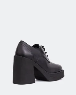 Lace-up-L'INTERVALLE Dragon Black Leather