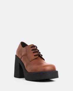 Lace-up-L'INTERVALLE Dragon Brown Leather