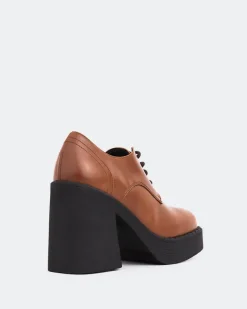 Lace-up-L'INTERVALLE Dragon Brown Leather