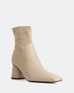 Ankle Boots-L'INTERVALLE Eaton Cream Naplack