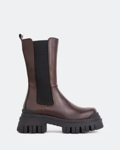 Chelsea|Ankle Boots-L'INTERVALLE Edmonton Brown Leather