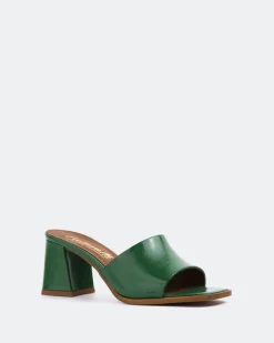 Mid Heels|Mules-L'INTERVALLE Egaleo Green Naplack