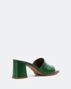 Mid Heels|Mules-L'INTERVALLE Egaleo Green Naplack