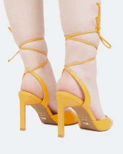 Strappy|High Heels-L'INTERVALLE Eivissa Orange Leather