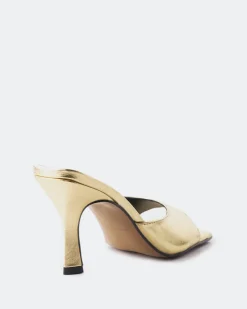 Mules-L'INTERVALLE Elafonisi Gold Metal