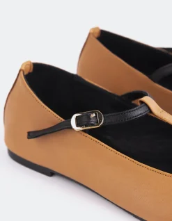 Mary-jane-L'INTERVALLE Elara Tan Black Leather