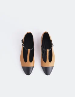 Mary-jane-L'INTERVALLE Elara Tan Black Leather