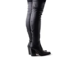Over-the-knee|Stretch-L'INTERVALLE Eldora Black Stretch