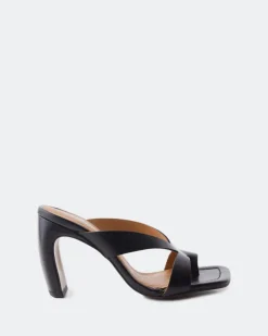 Mules-L'INTERVALLE Elexis Black Leather