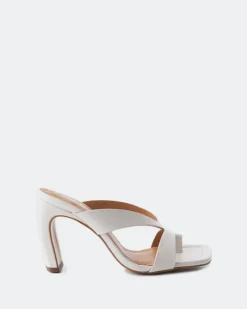 Mules-L'INTERVALLE Elexis Off White Leather
