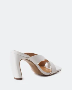 Mules-L'INTERVALLE Elexis Off White Leather