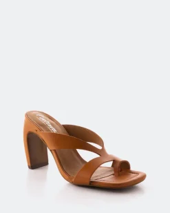 Mules-L'INTERVALLE Elexis Orange Leather