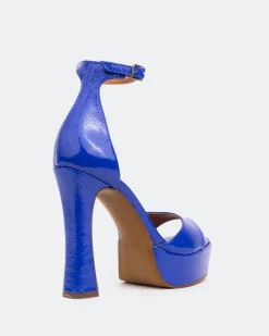 Platform|High Heels-L'INTERVALLE Elite, Blue Naplack/Naplack Bleu