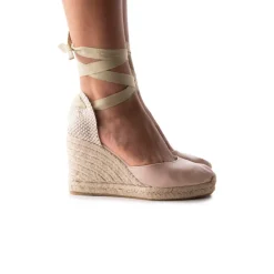 Espadrilles-L'INTERVALLE Elvira Nude Leather