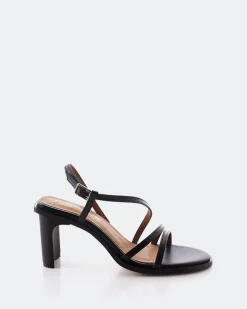 Strappy-L'INTERVALLE Epiphany Black Leather