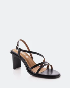 Strappy-L'INTERVALLE Epiphany Black Leather