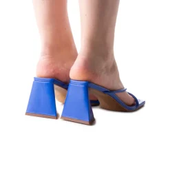Mid Heels-L'INTERVALLE Ermal Blue Leather