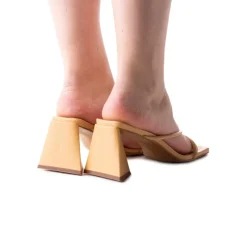 Mid Heels-L'INTERVALLE Ermal Camel Leather