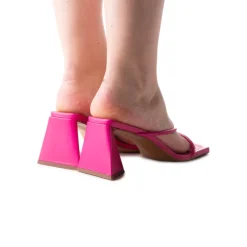 Mid Heels-L'INTERVALLE Ermal Fuchsia Leather
