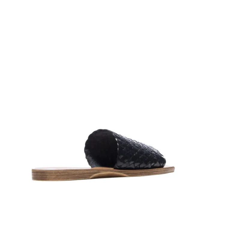 Flats-L'INTERVALLE Eshe Black Weave