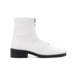 Ankle Boots-L'INTERVALLE Eton White Leather
