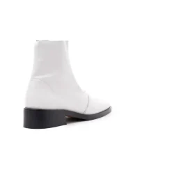 Ankle Boots-L'INTERVALLE Eton White Leather
