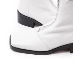 Ankle Boots-L'INTERVALLE Eton White Leather